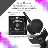 Barber Shop Europe - Kit Aplicador + Optimizador -  Aplicador de Fibras Capilares -Nuevo Modelo 2023 - Dispensador de Fibra Capilar - Optimizador de la primera línea de cabello - details 1