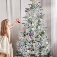 10/30PCS Pino Blanco Artificiales Navidad Adornos De Árbol De Navidad DIY Coronas De Navidad Decoración De Jardín Plantas Suministro De Decoración Año Nuevo - details 9