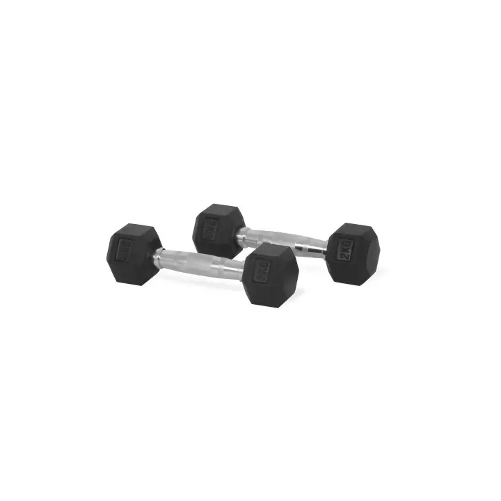 OZIO FITNESS Mancuernas Hexagonales 2 kg (par) Fitness Musculación - 1