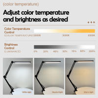 Lámpara De Escritorio LED Ajustable Con Protección Ocular 3 Colores Metal Plegable Para Lectura Trabajo Computadoras Sala De Estar - details 10