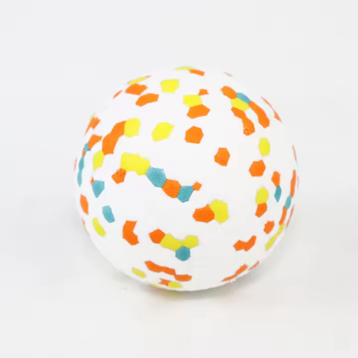 Bola De Juguete Para Perros Luminosa Y Masticable De Goma Con Alta Elasticidad Resistente Al Mordisco Juguete Interactivo Para Lanzar Y Volar Accesorios Para Mascotas - 1
