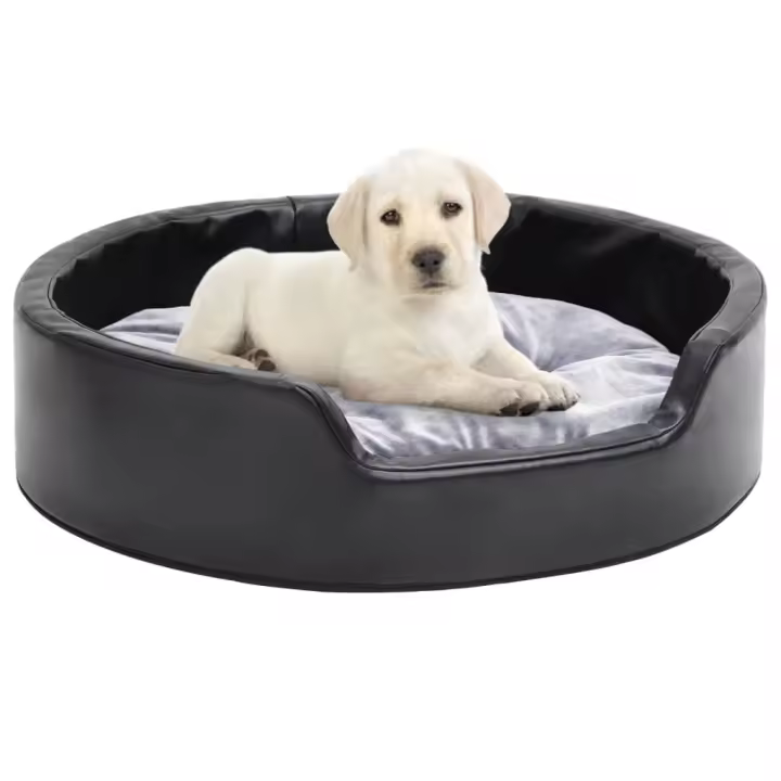 Camisa para Perros Negro y gris 69x59x19 cm sudadera y cuero - 1