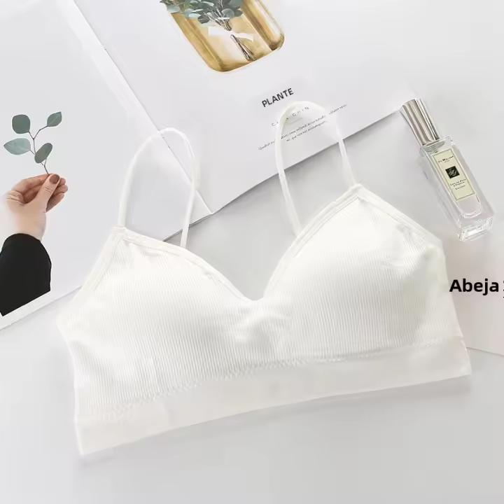 Sujetador Deportivo Para Mujer Secado Rápido Elasticidad Con Almohadillas Para Gimnasio Correr Yoga Fitness Transpirable Tops De Color Sólido - 1