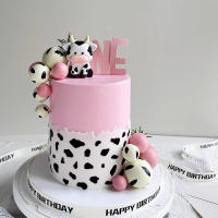 Nuevos Adornos Para Pasteles Temáticos De Granja Decoraciones Para Fiesta De Primera Cumpleaños De Bebé Ornamento De Vaca Tractor Y Pollo Para Cumpleaños Infantil - details 5