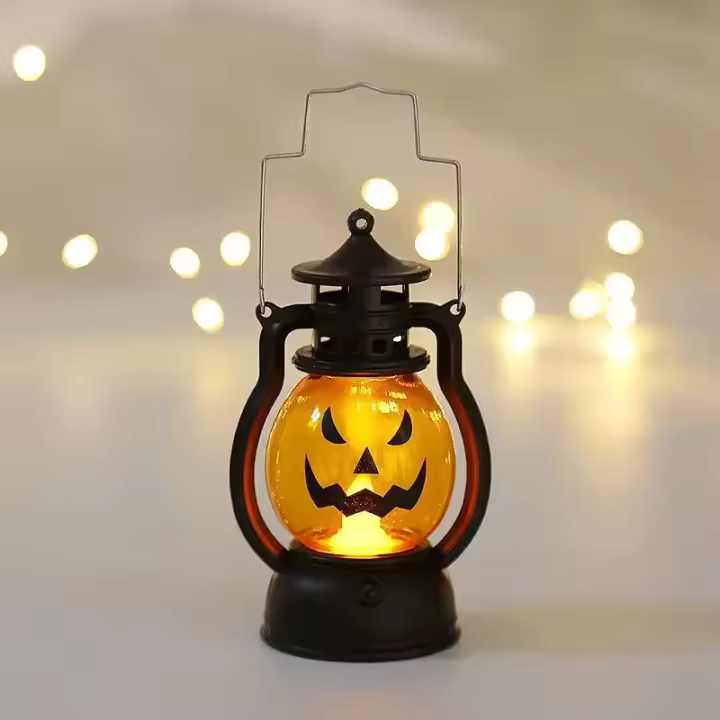 Lámpara De Viento De Calabaza LED Para Decoración De Halloween Fiesta Horror Fantasma Barra Casa Encantada Adornos Regalo Para Niños - 1