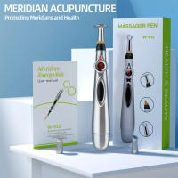 Lápiz De Acupuntura Eléctrico Para Relajación Corporal Masajeador De Cuello Piernas Y Cara Material ABS Uso Doméstico - details 12