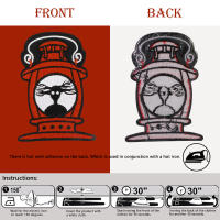 1PC Patch Bordado Luminoso De Bestia En La Linterna Hebilla De Morale Inspiradora Para Ropa Chaqueta Sombrero Trucker Regalo DIY - details 0