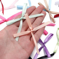 30pcs Cintas De Satén Poliéster Multicolor 6.5x8.5cm Para DIY Ropa Accesorios De Cabeza Regalos Cajas Artesanías Decoración - details 1