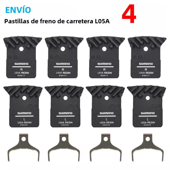 Freno De Disco Para Carretera Shimano L05A-RF Resina ICE-TECH Pads De Freno Hydraulico Para Bicicleta Originales Japón - 1