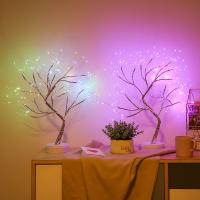 Lámpara De Noche LED Árbol De Navidad 108 LEDs Táctil Decoración De Fiesta De Boda Para Dormitorio Con Guirnalda De Hadas - details 23