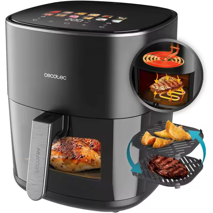 Cecofry&Grill Duoheat 6500 Air fryer Freidora de aire con doble resistencia - 1