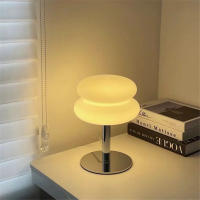 Lámpara De Mesa LED De Vidrio Italiano Diseñador Para Decoración Del Hogar Luz Nocturna Para Lectura Y Estudio Adecuada Para Dormitorio - details 5