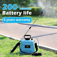 Nueva Sprayer Agrícola De 5L Tipo Mochila Alta Presión Electrónica Desinfección Insecticida Verde/Azul/Blanco Material Plástico - details 7