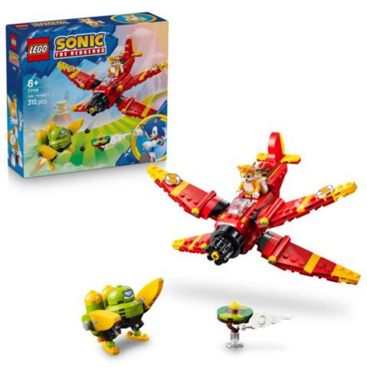 LEGO® 77119 Sonic the Hedgehog™ Tornado-1 de Tails – Avión de Juguete