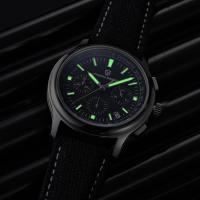 Reloj De Pulsera De Cuarzo PAGANI DESIGN 2024 Estilo Militar 40MM Para Hombre Cronógrafo Acero Inoxidable Cristal De Zafiro Resistente Al Agua VK63 Deportivo - details 10