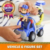 SPIN MASTER - RUBBLE & CREW - PACK CAMIÓN HORMIGONERA JUGUETE Y FIGURA MIX - Patrulla Canina Juguetes - 6066540 - Juguetes Niños 3 años + - Regalo Niño 3 años + - details 2