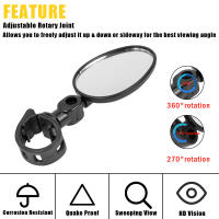 Espejo Ajustable Para Manillar De Scooter Eléctrico Xiaomi M365 1S pro Mi3 Mi4 Reflectores De Visión Trasera Amplia Rango De Visión Accesorio Para Scooter - details 20