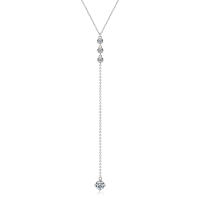 Collar De Moda Con Pendentivo Moissanite D1.30CT D-E VVS1 En Plata De Ley 925 Para Mujer Regalo Para Fiesta Cumpleaños - details 8
