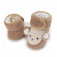 Botas De Nieve Para Bebés Recién Nacidos De Algodón Antideslizantes Y Cálidas Zapatos Para Caminar Infantiles Con Peluche - details 49