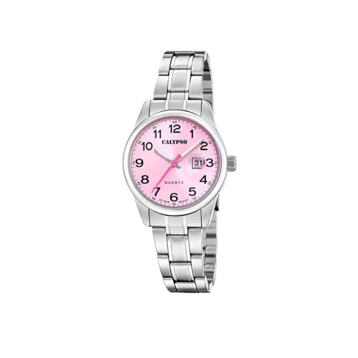 Reloj Calypso K5873/2 Mujer - Acero Inoxidable 316L, Esfera Rosa - 1