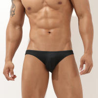 Tanga De Baño Para Hombre Seobean Tres Piezas Ajustable Transpirable Con Estampado De Rayas En Agua Triángulo Bikini De Playa - details 5