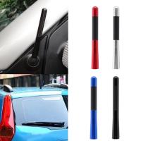 Antena De Techo Para Coche Antena De Radio FM/AM Metálica Corta Y Robusta De Fibra De Carbono Tamaños 3.5/8/12cm Colores Rojo Azul Y Plateado - details 1
