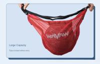 Bolsa De Baloncesto Deportiva Para Entrenamiento Mochila Cruzada Hombro Único Malla Estudiante Voleibol Fútbol - details 8