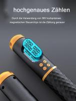 Cuerda de saltar con Contador, Cuerda de Salto de velocdad para adultos con Contador de calorías Para Perder peso, Cuerda de fitness con rodillos de Bolas para principios - details 2