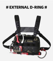 Bolsa De Pecho Táctica Para Ciclismo Camping Pesca Senderismo Kit De Reconocimiento Bolsa De Hombro Cinturón Bicolor Nylon Unisex - details 10