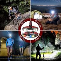 Lámpara De Pescar LED Con Correa Para Camping Potencia Alta Luz Recargable Duradera Linterna Portátil Para Senderismo Y Convoy - details 7