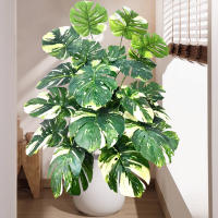 Planta Artificial De Monstera Grande De 40-110cm Hojas Verdes De Plástico Para Decoración De Jardín Y Habitaciones En Casa - details 8