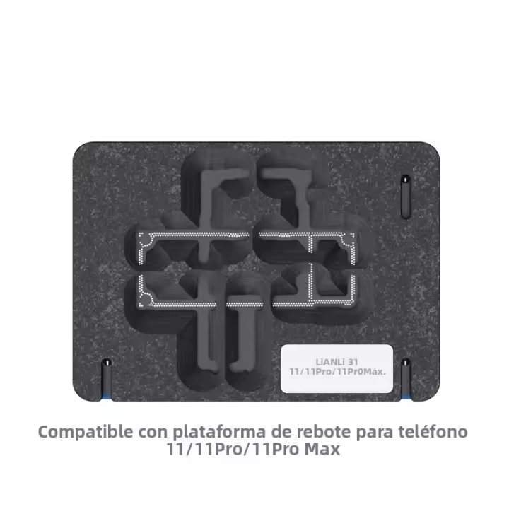 Plataforma De Reflambeo QIANLI Para Series iPhone X 11 12 13 14 Con Estación De Plantación De Cinc Y Stencil Herramienta Manual De Alta Calidad - 1