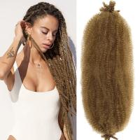 Extensiones De Cabello Sintético Afro Curl Spring Twist Para Mujeres Negras Suaves Fibras De Temperatura Baja 8 Hilo/paquete - details 1