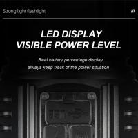 Linterna LED Potente 1000W Recargable Tipo-C 15000mah Para Camping Lanterna De Zoom 9000M Con Salida De Luz De Punto Fijo Resistente Al Agua Y Choque - details 32