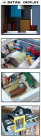 Bloques De Construcción Para Niños Tienda De Bicis Expertos Modelo Creativo Venta Individual Decoración De Escritorio Callejero ABS Educativo Para Regalos - details 1