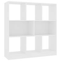 vidaXL Estantería madera contrachapada 97,5x29,5x100 cm Blanco, Negro, Roble Sonoma Mueble Almacenaje Estantería para Oficina, Estudio, Dormitorio Estantería/Librería/ mueble de Almacenamiento - details 1