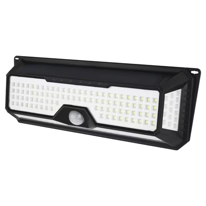 APLIQUE SOLAR LED KORPASS COM SENSOR 20W LUZ FRIA - 1
