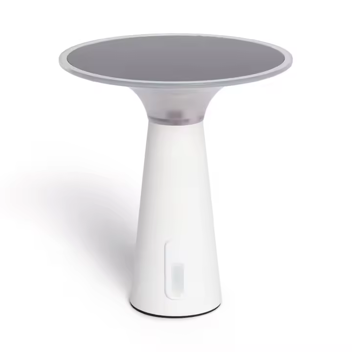 Ledkia Lámpara de Mesa Solar Exterior LED Metal Portátil con Batería USB Recargable Soucha Negro - 1