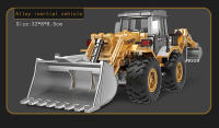 Juguetes Para Niños Camión Miniatura De Aluminio Excavadora Bulldozer Y Grúa Modelo De Vehículo De Tierra Metal Juguete Educativo Para Niños - details 1