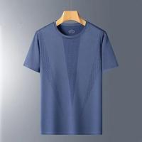 Camiseta De Hombre Para Verano En Seda De Hielo Con Manga Corta Secado Rápido Malla Deporte Fitness Top Casual Transpirable Ligera Y Moisture Wicking - details 23