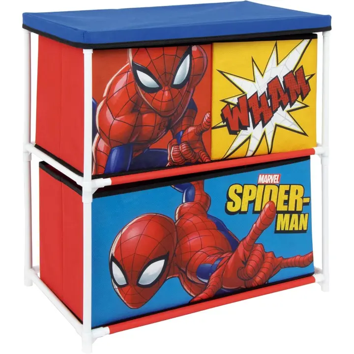 Arditex Estantería almacenaje 3 cajones Spiderman 53 x 30 x 60 cm Mobiliario Infantil - 1