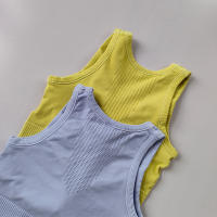 Bra De Deporte Para Mujer De Alta Resistencia Con Estilo De Top De Hombros Huecos Para Gimnasio Yoga Fitness Shockproof - details 11