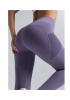 MOV-Pantalones deportivos y de fitness, pantalones color melalgodón, Mallas elásticaspara Correr, Elevación de cadera, High Belt, control del medio ambiente, pantalones de yoga - details 27