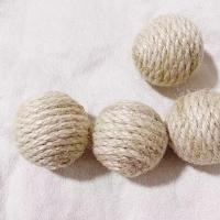 Juguete Para Gatos 10pcs Bola De Sisal Colorido Duradero Muela La Boca De La Bola Con Campana Estimula Los Dientes Y El Juguetumiento - details 6