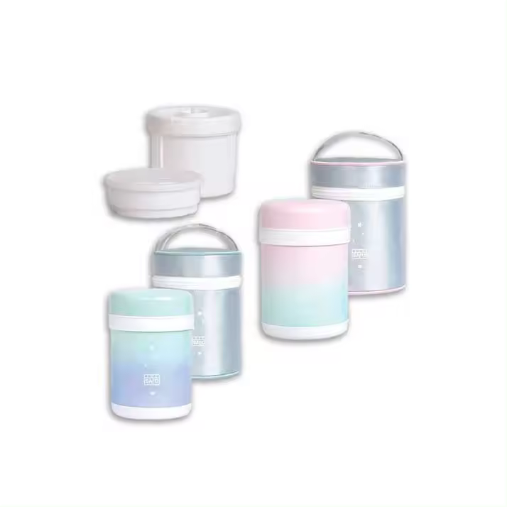 Saro Baby Porta Alimentos Bebé Saro 5244 Papillero Acero Con Bolsa 900 Ml - Mantiene Calor 7 Horas - 1