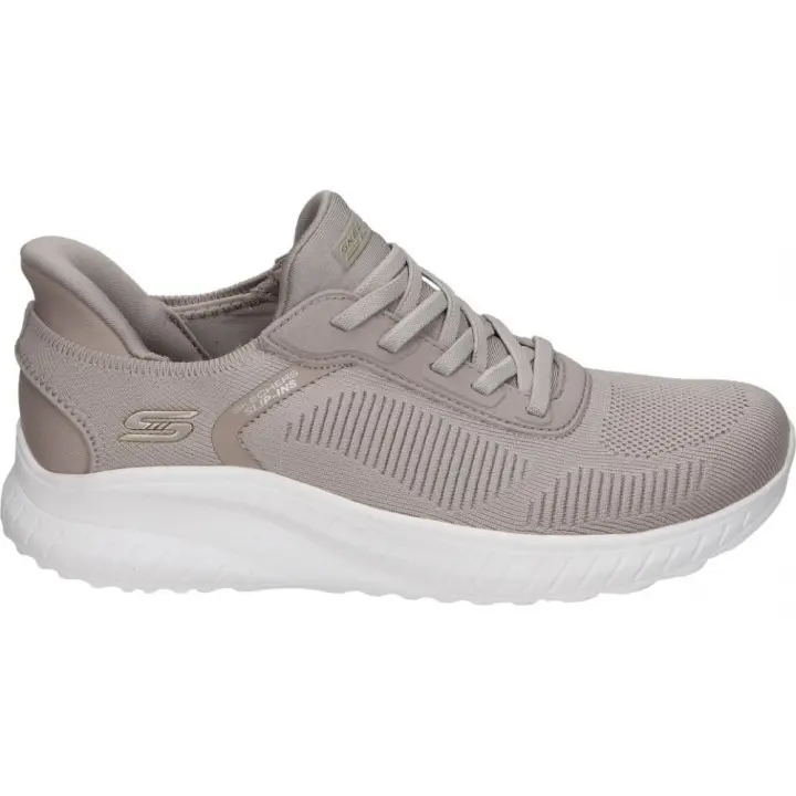 SKECHERS | Zapatillas Skechers Slip-ins: BOBS Sport Squad Chaos para Mujer – Deportivas en Color Taupe – Sneakers Slip Ins – Sin Cierre – Memory Foam – Apto para Lavadora – Vegan – Cómodas – Modelo 117497-TPE - 1