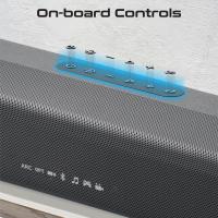 Promate Castbar-120 120W Subwoofer 60W Bluetooth, Mando Distancia, USB, AUX, DVD, Cable Óptico - details 6