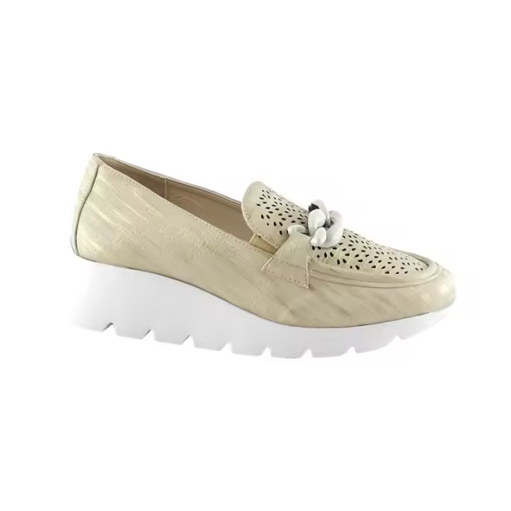Mocasín Sport Mujer Amarpies 26323 Beig - 1