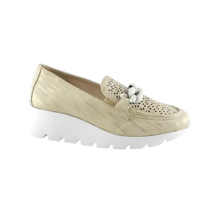 Mocasín Sport Mujer Amarpies 26323 Beig - 1