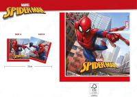 Zirizon -Vajilla de Cartón para Fiesta Spider Man - 6 Invitados con platos de cartón, vasos , servilletas y mantel,  vajilla compostables, biodegradables,vajilla de fiesta de cumpleaños - details 2